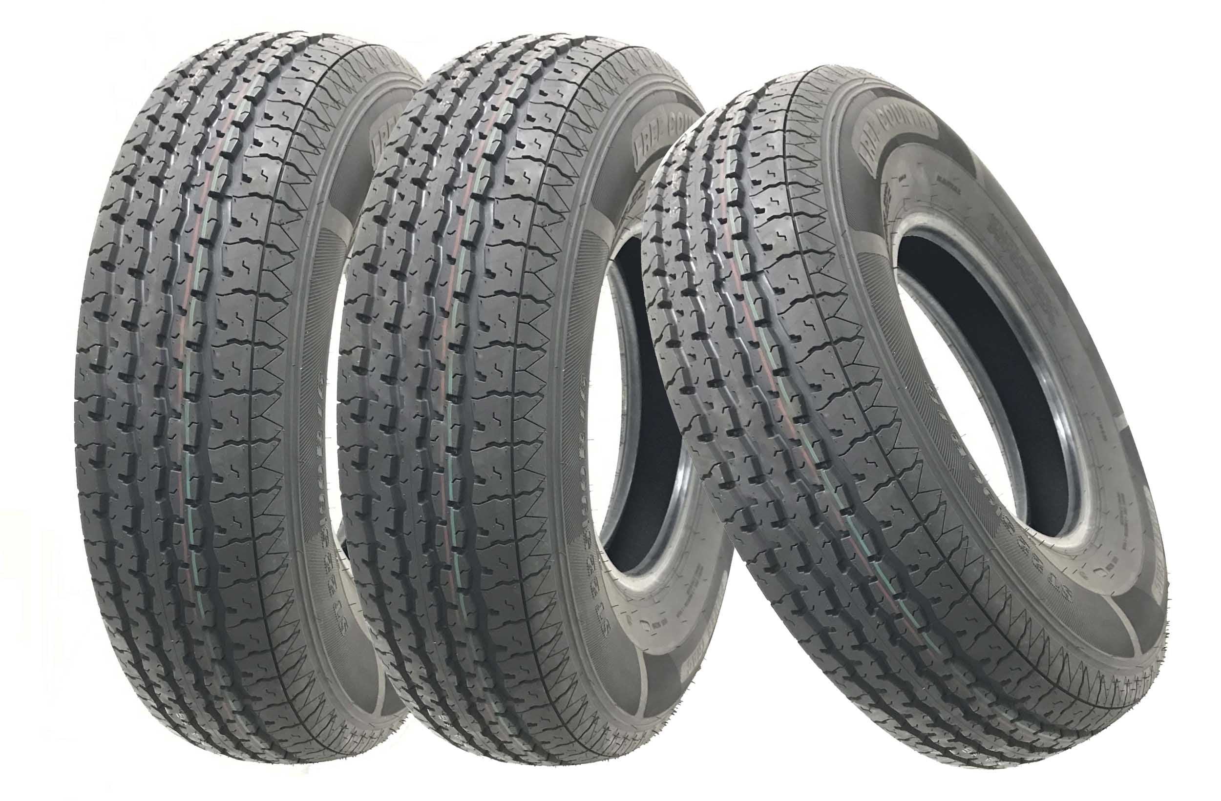 3 New Zeemax Heavy Duty Trailer Tires ST205/90D15 / 7.0015 Bias 8 PR