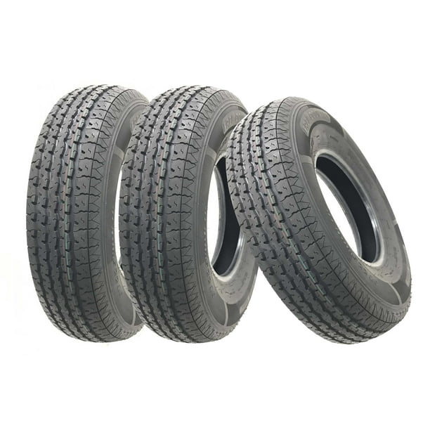3 New Zeemax Heavy Duty Trailer Tires ST205/90D15 / 7.0015 Bias 8 PR