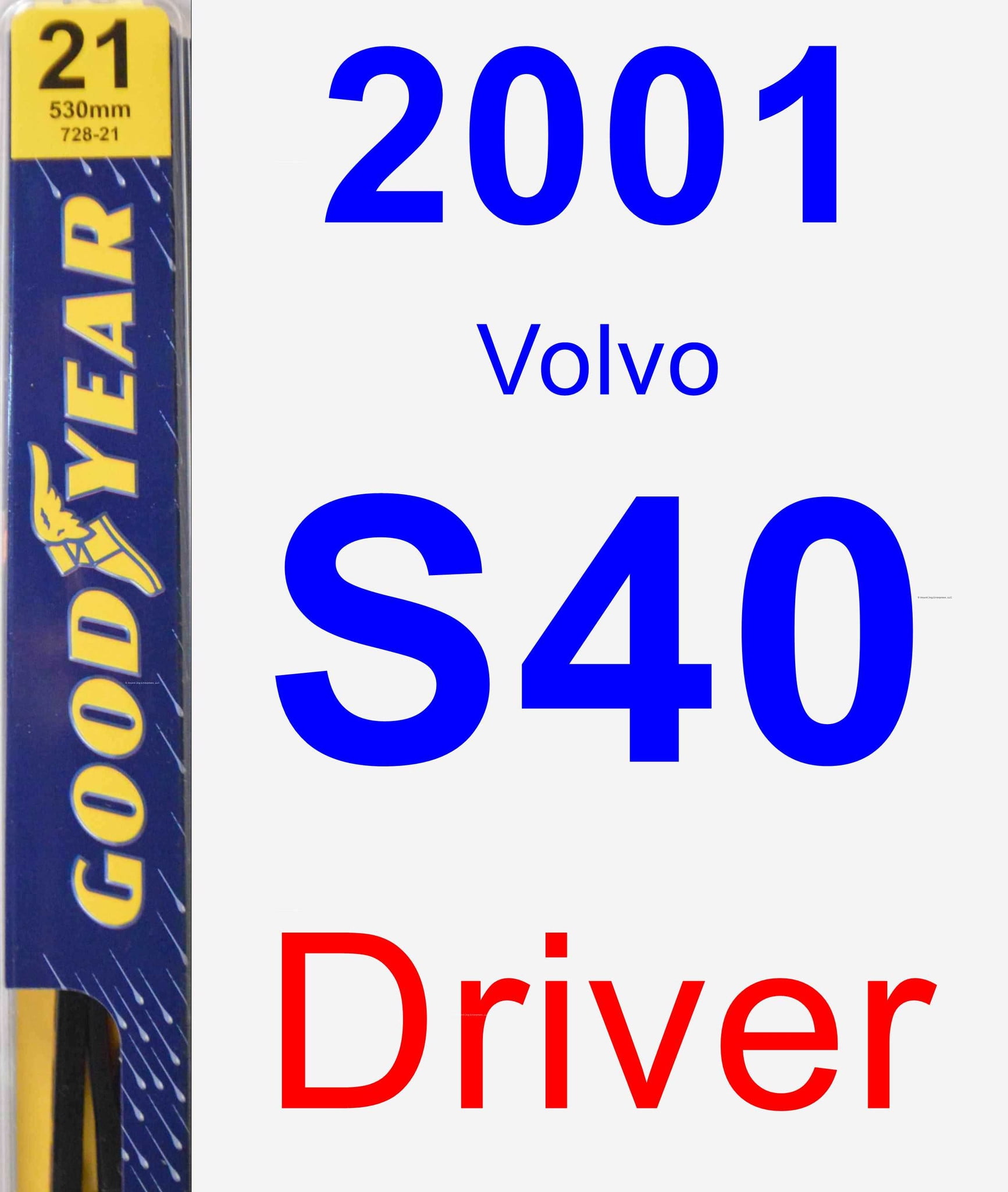 2001 Volvo S40 Driver Wiper Blade Premium