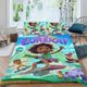 thumbnail image 2 of Eureka Conjunto de sábanas temático, trío de piezas, cómodo y amigable con la piel, diseño único, regalo de decoración para el hogar para familiares, amigos y fans, 90 cm * 190 cm, 2 of 6