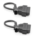 thumbnail image 1 of 2X 3 to 16 Pin Motorcycles OBD Adaptors OBD2 Diagnostic Cable Extension Connectors for Motorcycles Accessories, 1 of 6