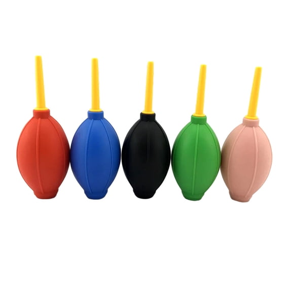 5 Pieces Air Blower Dust Tools for Camera Lens, Computer, Electronics - Portable Air Pump Blower, Random Colors