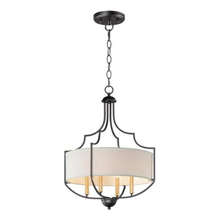 

Maxim 25284WLBZAB 20 in. Savant 4 Light Bronze & Antique Brass Chandelier Ceiling Light