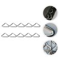thumbnail image 3 of 30 Pcs Silvery Triangle Rings Buckle V-rings for Trampoline Replacement Parts, 3 of 8