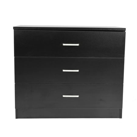 Bed Nightstand Dresser Mirror Chest - Ktaxon 3 Drawers Wooden Chest Dresser Storage Organizer Bedroom Furniture Nightstand