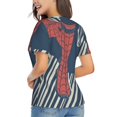 thumbnail image 3 of Spider-Man T-Shirt à Manches Courtes Col en V pour Femmes, 3 of 7