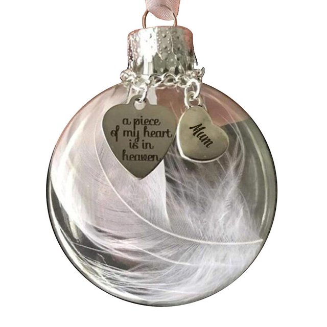Colgante decorativo con bolas colgantes Un pedazo de mi corazón está en el cielo