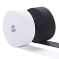 thumbnail image 1 of Bandas elásticas de 1-1/5 pulgadas de ancho, banda elástica de punto de alta elasticidad para coser elástico por The Yard 10 yardas (5 yardas de blanco, 5 yardas de negro), 1 of 5
