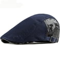 thumbnail image 3 of SikaFu Men Women Beret Summer Mesh Cap Men Women Adjustable Ivy Flat Cap Breathable Sun Hat Vintage Camouflage Newsboy Beret Cap, 3 of 6