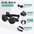 thumbnail image 4 of UOSIA Dog Goggles for Small Breed UV/Wind/Dust Protection Puppy Sunglasses with Adjustable Strap,S,Black, 4 of 6