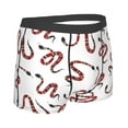 thumbnail image 3 of Naloa Red Snake Print Mens Underwear - Boxers for Men, Classic Briefs for Men, 3 of 9