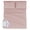 Dusty Pink, variant on Striped Solid Microfiber King Size Sheet Set with Deep Pockets & 3 Adjustable Sheet Straps