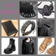 thumbnail image 4 of 70 Sets Silver Mixed Shape Spikes and Studs Cone Croc Spikes Leather Kit for Clothing Shoes Belts D, 4 of 5