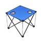 thumbnail image 1 of Mesa plegable para exteriores, portátil, para acampar, con portavasos, compacta y ligera, para picnic (azul), 1 of 8