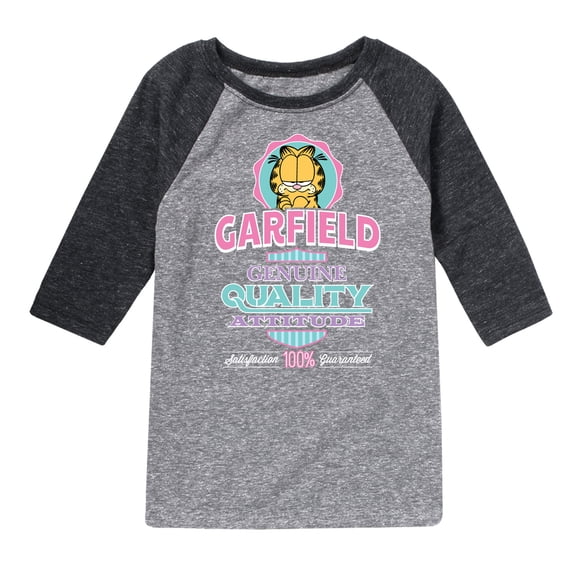 Garfield - Genuine Attitude - Toddler And Youth Raglan Graphic T-Shirt