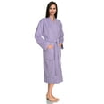 thumbnail image 3 of TowelSelections Women's Robe Turkish Cotton Soft Terry Kimono Bathrobe Small/Medium Pastel Lilac, 3 of 5