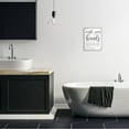 thumbnail image 2 of Stupell Industries Wash Hands Bathroom Sign Sassy Soap Phrase Framed Wall Art Design by Daphne Polselli, 11" x 14", Gray Framed, 2 of 8