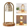 thumbnail image 4 of Lámpara eléctrica para calentar velas, lámpara para derretir cera de vela con base de madera, lámpara de mesa decorativa, luz nocturna, enchufe de la UE dorado, 4 of 9