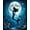 Blue, Pattern 2, variant on Flatwoven High Traffic Area Rug, Enchanted Oceanic with Whimsical Mermaid Art and Marine Flora, Non Slip, Stain Resistant, Washable Area Rugs for Living Room, Bedroom(Blue, 2X3)