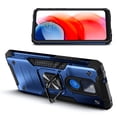 thumbnail image 2 of Nagebee Case for Motorola Moto G Play 2021 with Tempered Glass Screen Protector (Full Coverage), Full-Body Protective [Military-Grade], Magnetic Car Mount Ring Holder, Heavy-Duty Durable Case (Blue), 2 of 7