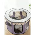 thumbnail image 2 of 1pc Foldable Round Cat Birthing Room Pet Cage, 2 of 5