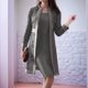 thumbnail image 1 of WILLBEST Conjunto De Cárdigan Y Vestido De Encaje Para Mujer: Elegante Y Moderno Conjunto De Dos Piezas Para Ocasiones Informales Y Formales., 1 of 3