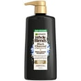 thumbnail image 2 of (2 pack) Garnier Whole Blends Rebalancing Cleansing Shampoo with Black Charcoal, All Hair Types, 26.6 fl oz, 2 of 9