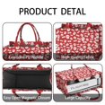 thumbnail image 4 of Large Capacity Tote Bag,Red Christmas Santa Pattern Handbag Fashion Luxury Tote Bag,15.7"x13"x 5.1" Inches,Laptop Compatible, 4 of 6