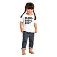 thumbnail image 4 of Crawl Drool Hunt Hunting Life Cute Toddler Boy Girl T Shirt Infant Toddler Brisco Brands 4T, 4 of 6