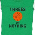 thumbnail image 4 of Inktastic Basketball Threes or Nothing Boys or Girls Baby Bodysuit, 4 of 5
