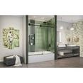 thumbnail image 5 of DreamLine Enigma-XO 55-59 in. W x 62 in. H Fully Frameless Sliding Tub Door in Oil Rubbed Bronze, 5 of 11
