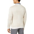 thumbnail image 2 of Tasso Elba Mens Dot Jacquard Pullover Sweater, Beige, X-Large, 2 of 2
