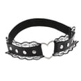 thumbnail image 4 of Women's Leather Leg Garter Heart Shape Design Adjustable Elastic Design Boar Strap Punk Thigh Loop Elastic Leather Garter Mens Suspenders Big And Tall Suspenders for Men Leather Suspender Tights for, 4 of 5
