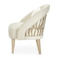 thumbnail image 5 of Michael Amini La Rachelle Flame Accent Chair in Gold Rush and Chardonnay Legs, 5 of 11