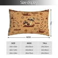 thumbnail image 4 of Disketp Pillow Covers Brown Mushrooms Pattern Throw Pillow Case Cushion Covers,Cushion For Bedroom,Couch,Home-20"X30", 4 of 9