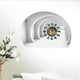 thumbnail image 2 of de reloj de pared colgante 3D creativa, s de reloj de PVC silenciosas, decoración para el hogar B segundo Sunnimix Etiqueta engomada del reloj de pared 3D, 2 of 7