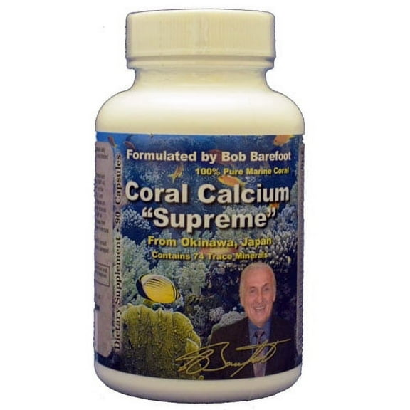Robert Barefoot Coral Calcium Supreme 1000mg - 90 Caps