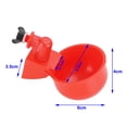 thumbnail image 3 of 4Pcs Automatic Waterer Poultry Drinking Bowl Chicken Feeder Cup For Chicken, 3 of 12