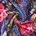 thumbnail image 4 of QLEICOM Womens Plus Size Tops Retro Print Short Sleeve Summer T-Shirts Curved Hem Casual Fashion Tunic Tops Purple C M, US Size:6, 4 of 4