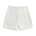 thumbnail image 5 of SONXAHE Solid High Waist Dress Shorts Womens Tailored Fit Office Party Daily Bottoms, 5 of 5