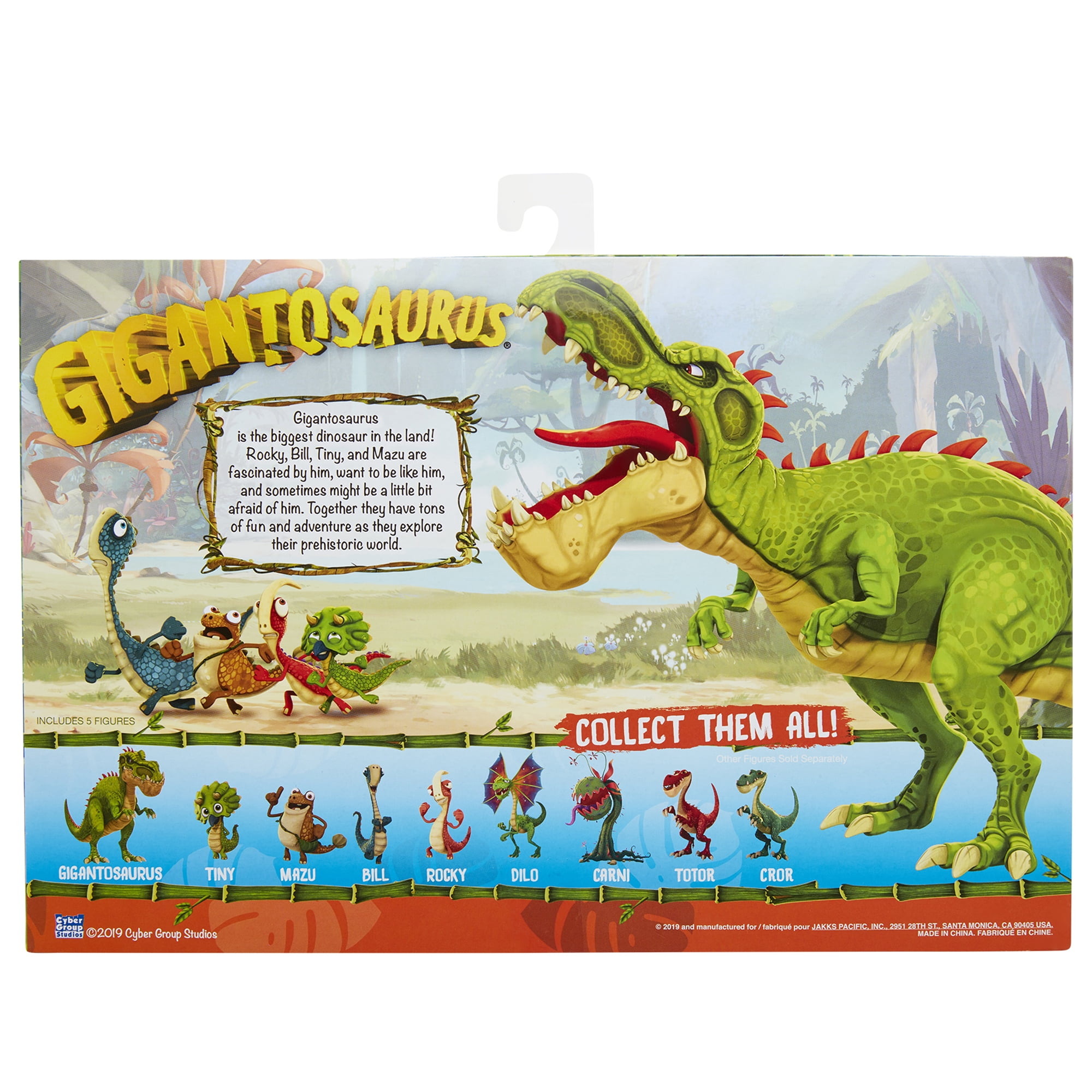 Gigantosaurus Giganto & Friends Toy Action Figures Mazu Bill Tiny Rocky Playset for sale online
