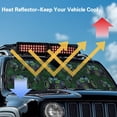 thumbnail image 5 of FUIALDOLG Cartoon Tractor Windshield Sun Shade Sun Visor Heat Shield for Front Window Car Off-road Vehicle Accessories Keep Vehicle Cool, 5 of 7