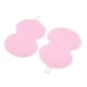thumbnail image 1 of Paquete de 2 cepillos de silicona antiadherentes para lavar platos, esponjas y toallas para fregar, para cocina, sartenes, platos, cuencos, frutas y verduras. Rosado, 1 of 8