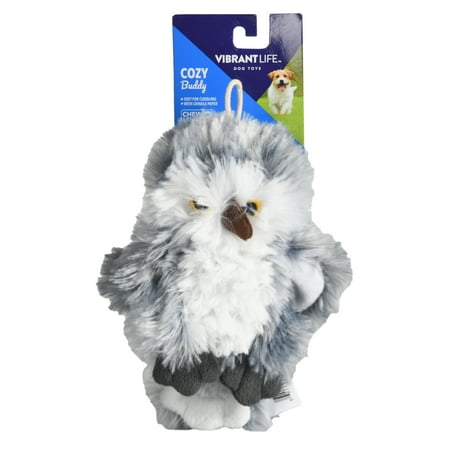 stuffed owl dog toy