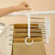 thumbnail image 3 of Gancho Organizador Multiple Mima2 para Pantalones Hasta 5 Prendas Color Blanco, 3 of 5