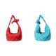 thumbnail image 1 of Bolso Hombro Acolchado Tipo Media Con Correa Lazo para Mujer Hobo (gris), 1 of 8