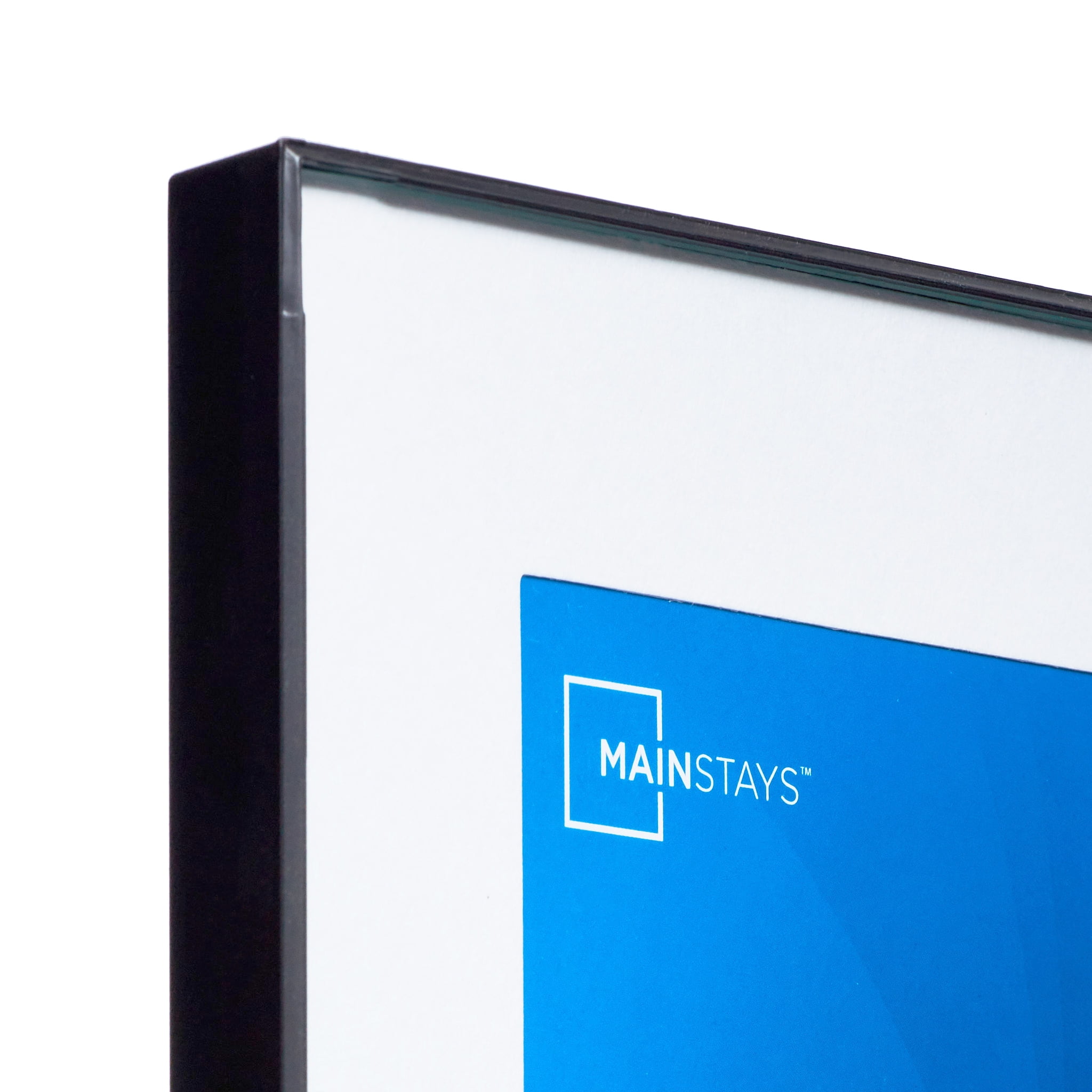 Mainstays – 4x6 Picture Frame – Black Front Loading 6x8 Matted Wall or Tabletop Photo Frame