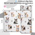 thumbnail image 5 of Cartoon Corgi Dog and Footprints Toddler Nap Mats for Kids Preschool,Sleeping Mat Bag or Kids,Toddler Sleeping Bag,Toddler Nap Mat or Daycare, 5 of 6