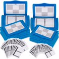 thumbnail image 1 of Pulseras de fútbol Lebared con 5 cartas de Playbook azules, paquete de 10, 1 of 7
