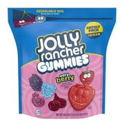 Jolly Rancher Gummies Very Berry Assorted Fruit Flavored Candy, Family Pack 28.8 oz